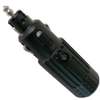 Zigarettenanzünderstecker | mit Adapter | 12-24V | 16A | LED | Sicherung