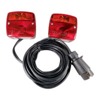 Rückleuchten Set | 12V | 4 Funktionen | 7m Kabel | 7-polig