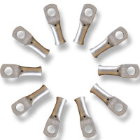 10x Rohrkabelschuh verzinnt 6mm² M6 | Impulse...
