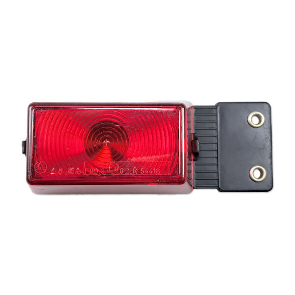 Positionsleuchte / Rückstrahler AJ.BA FP.93.005 | Rot | 12V | mit Träger