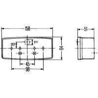 HELLA Rückleuchtenset 2SD 003.184 -031 Links & -041 Rechts