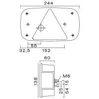 Aspöck Rückleuchtenset Multipoint 3 mit NSL