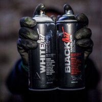 Sprühlack Montana Cans BLACKOUT | Bitumen | Schwarz | 400ml