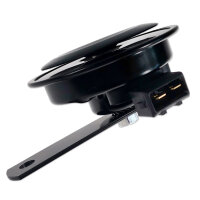 Fahrzeughupe | Universal | 12V | 112dB | 420Hz | Schwarz | Ø90mm