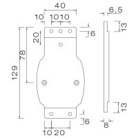 Aspöck Halter flexibel für Squarepoint