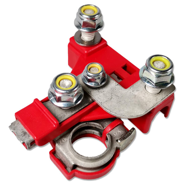 Batteriepolklemme | MTA CBA X73 | integrierter MegaVAL Sicherungshalter | 32V | 250A | positiv