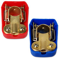Batteriepolklemme Quick-Connect | Schraubklemme 8-35mm² | Rot & Blau | Paar