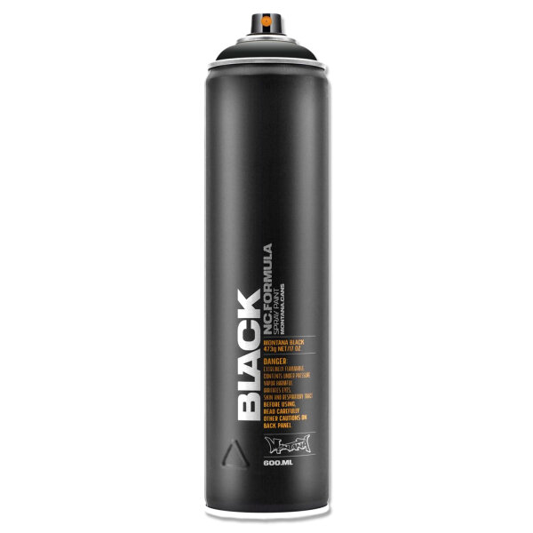 Sprühlack | Montana BLACK Extended | Black | 600ml