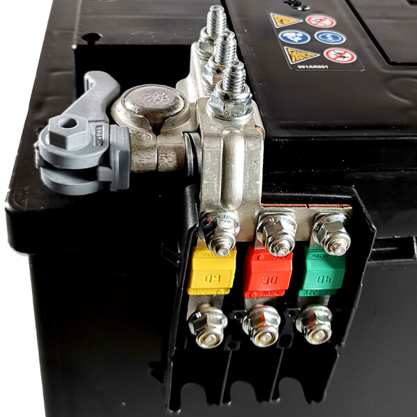 MTA MidiVAL® 3-fach Sicherungsverteilerset | mit Polklemme & Quicklock