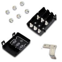 Batteriepolklemme Plus mit 3-fach MIDI Sicherungshalter DX 12V 24V MTA