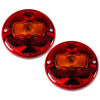 Rückleuchten Set | HELLA 2SE 001 685-201 | 12-24V | Rund | Tüllenanschluss