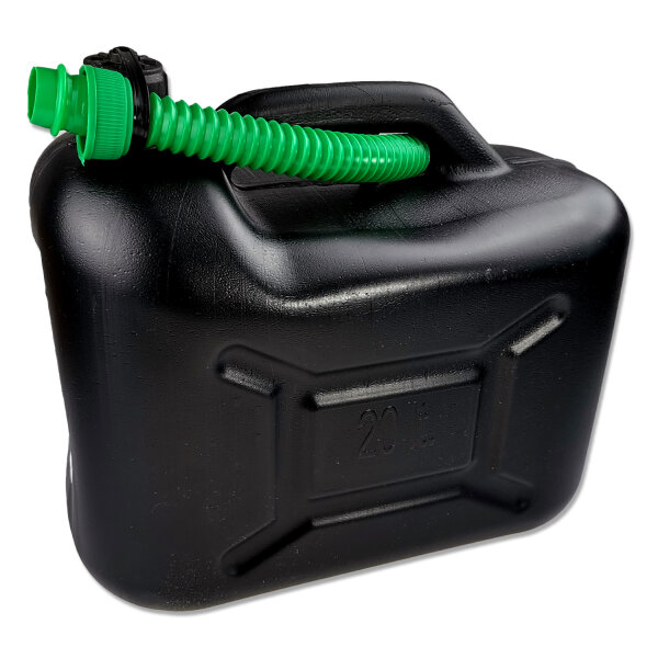 Kraftstoff Kanister 20L | Industrie-Qualität | mit Auslaufrohr