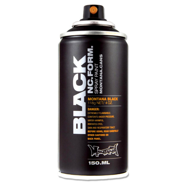 Spraydose Schwarz | Black 150ml BLK9001 | Montana BLACK
