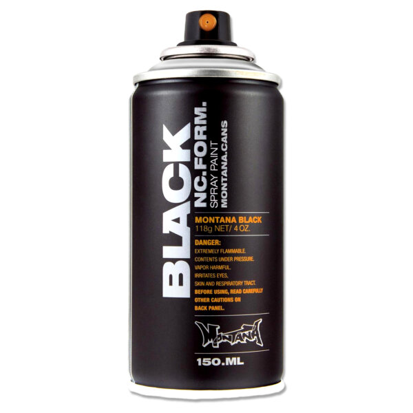Montana Cans BLACK Mini - Outline Silver 150ml