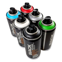 Sprühlack | Montana BLACK Mini | 6 Farben Set | 6x150ml