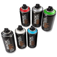 Sprühlack | Montana BLACK Mini | 6 Farben Set | 6x150ml