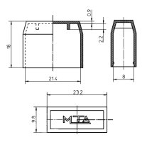 Deckel | MTA | für UniVAL Sicherungshalter | transparent