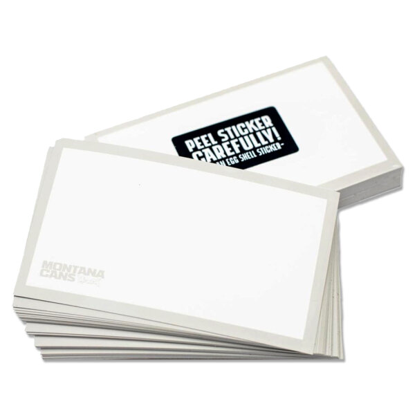 Stickerpack Montana Cans | Eggshell | Weiß | 50 Stück
