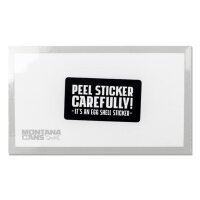 Eggshell Sticker Set 50 Stk 70x120mm Weiß beschreibbar | Montana Cans