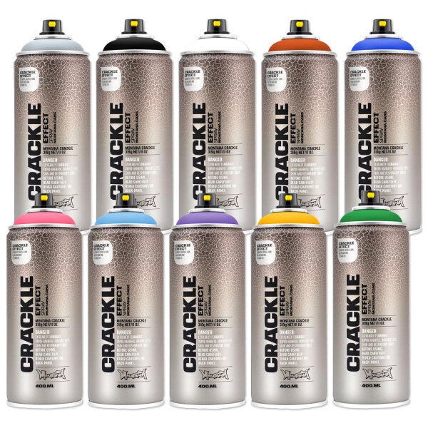 Sprühlack Montana CRACKLE | Riss-Effekt | 400ml | Farbauswahl