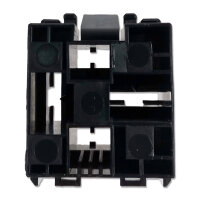 Relaissockelsatz MTA Maxi | 4-polig | Schwarz | inkl. Terminals