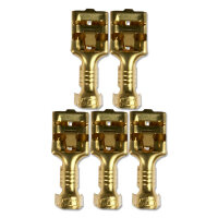 Mini Relaissockel Satz MTA | 5-polig | weiß | inkl. Flachsteckhülsen 6,3mm