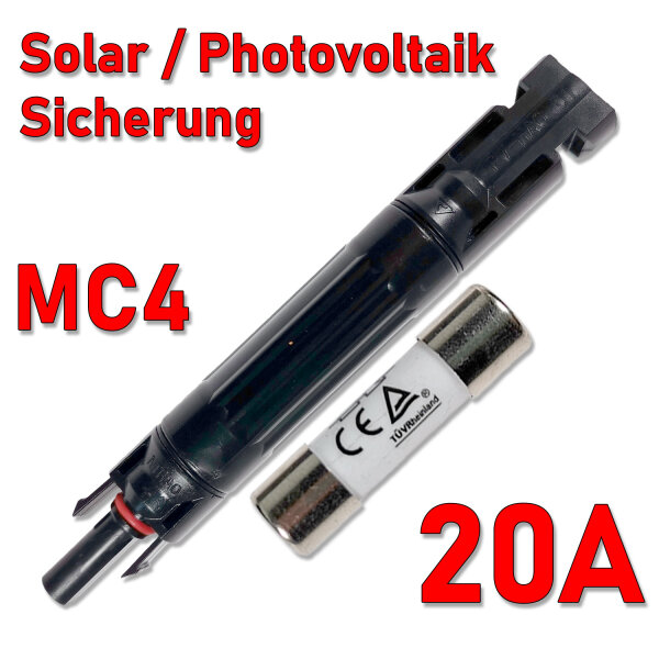 Solarstecker Kupplung | Sicherung | 20A