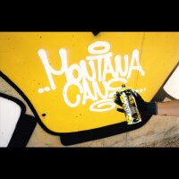 Montana Cans BLACK | Artist Edition | LAIA | Kicking Yellow | 400ml