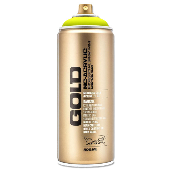 Sprühlack Montana GOLD | Fluoreszierend | Flash Yellow | 400ml