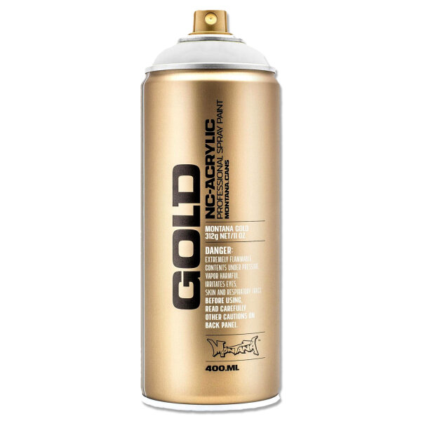 Sprühlack Montana GOLD | Fluoreszierend | Disco White | 400ml