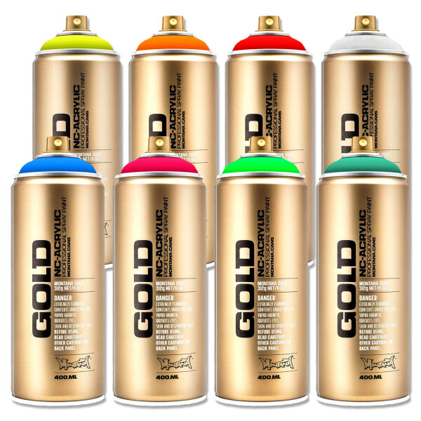 Sprühlack Montana GOLD | Fluoreszierend | 400ml | Farbauswahl