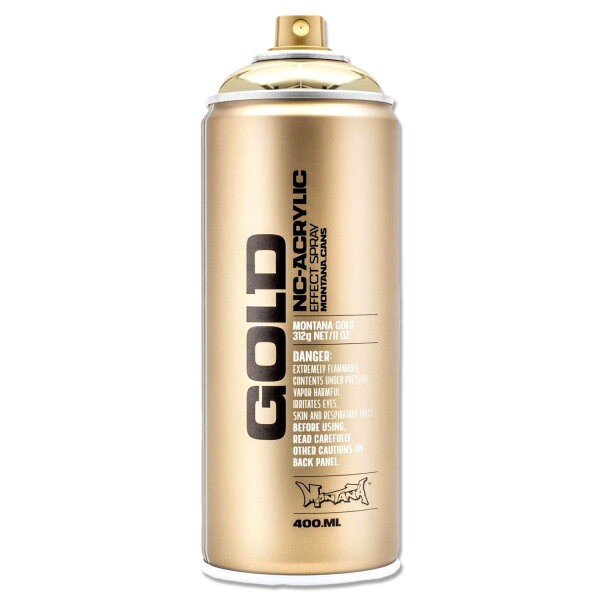 Sprühlack | Montana GOLD | Chrome Effect | Goldchrome | 400ml