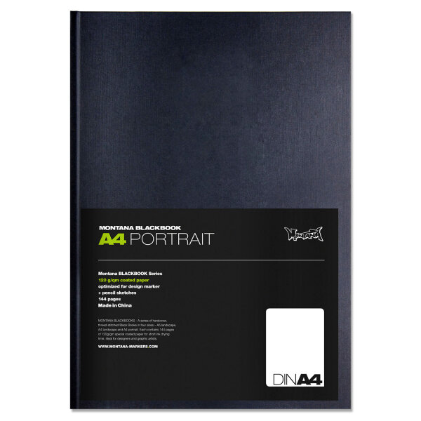 Montana Cans Blackbook | A4 | Hardcover | Sketchbook