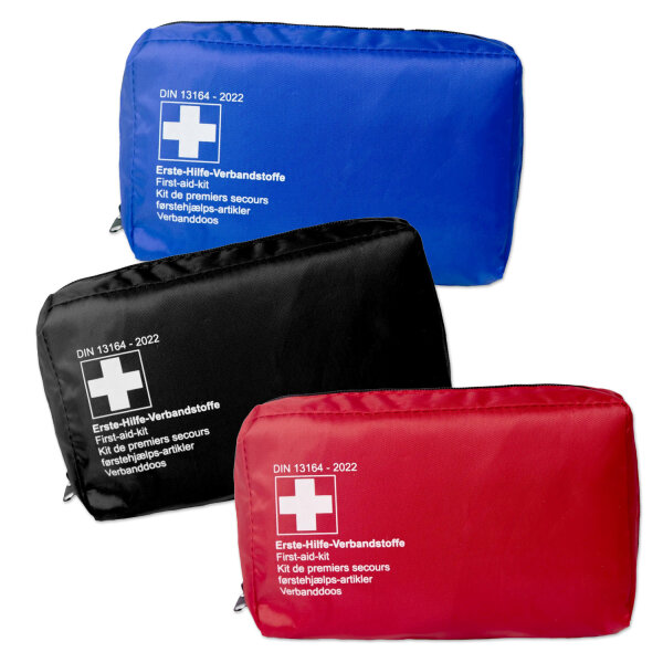 KFZ-Verbandtasche | kompakt | DIN 13164:2022 | Farbauswahl