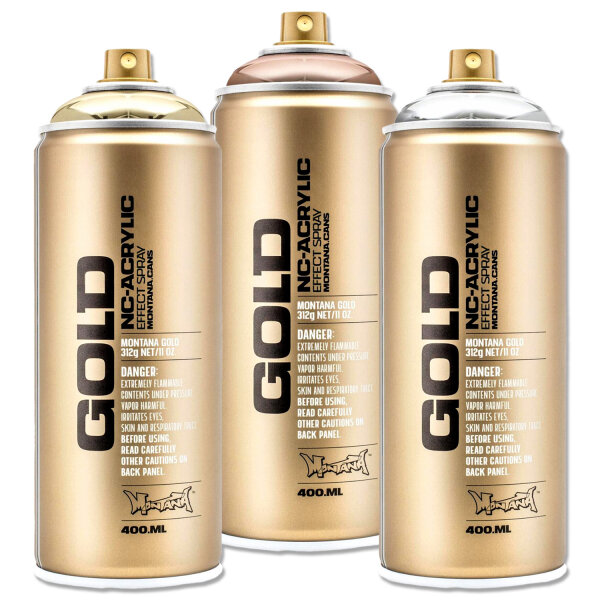 Sprühlack | Montana GOLD | Chrome Effect | 400ml | Farbauswahl