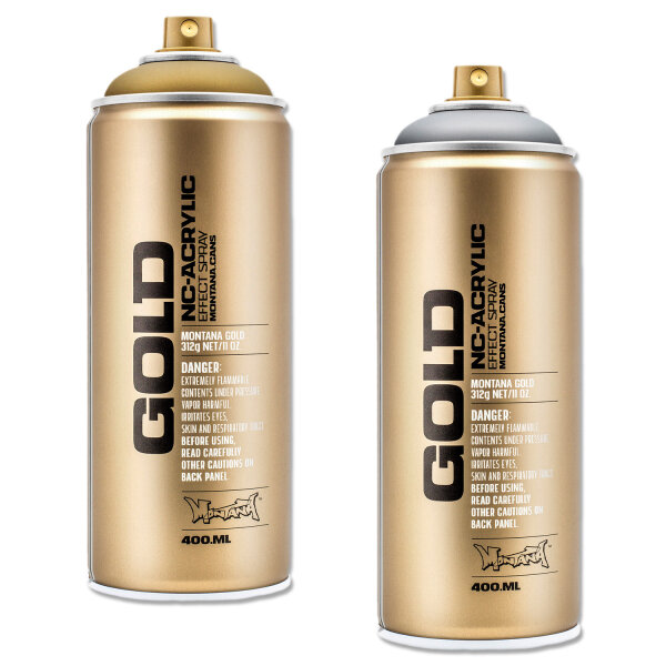 Sprühlack | Montana GOLD | Metallic Matt | 400ml | Farbauswahl