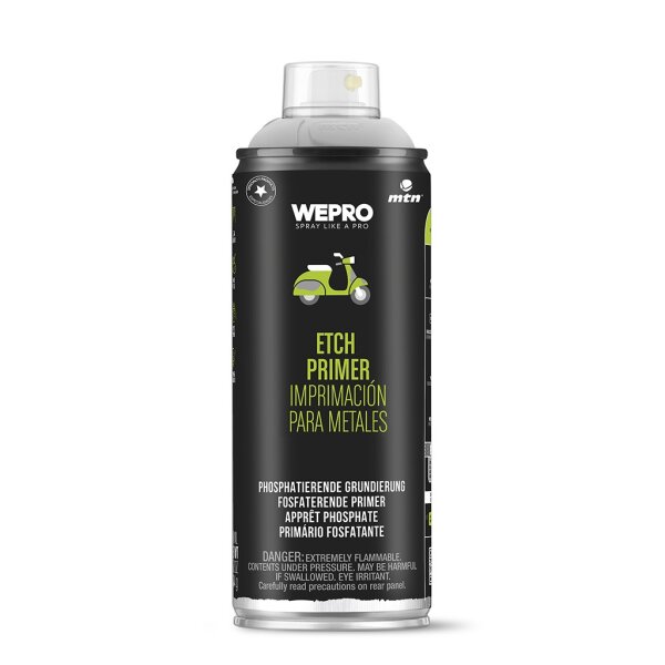 Metallgrundierung Spray Etch Wash Primer Alu Zink Stahl 400ml MTN PRO
