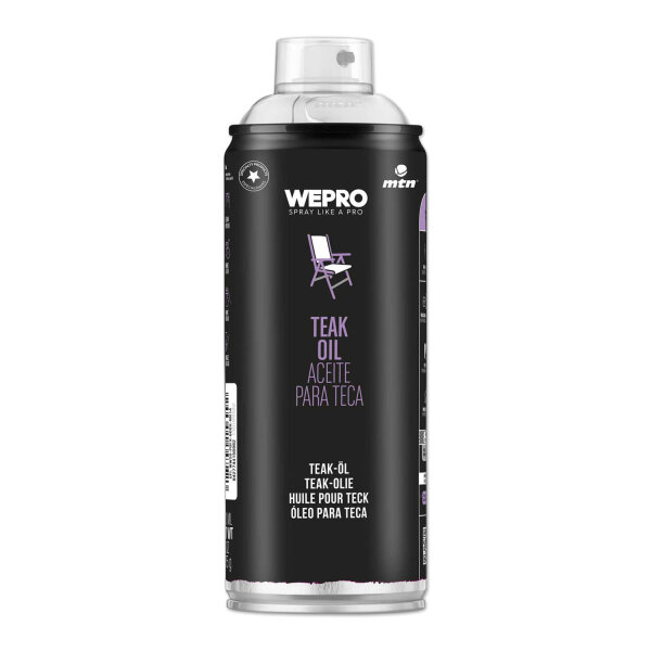 Teak Öl Spray 400ml Holzpflege Holzschutz Teak Tropenholz farblos MTN