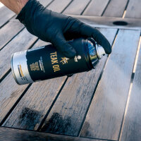 Teak Öl Spray 400ml Holzpflege Holzschutz Teak Tropenholz farblos MTN