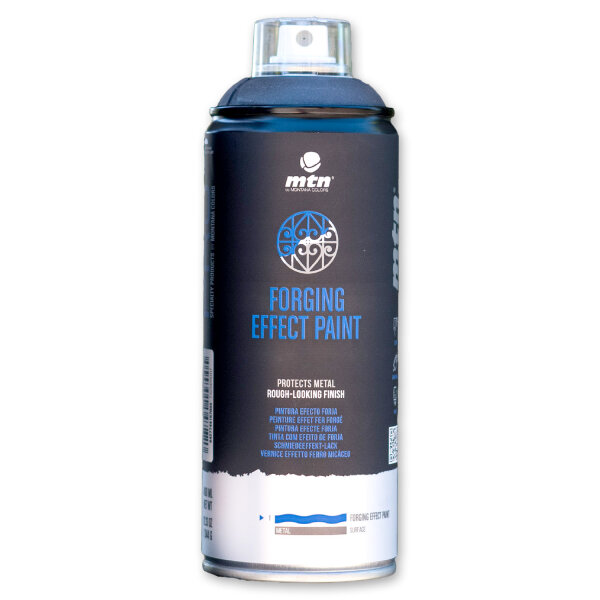 MTN PRO Rostschutz Lack mit Schmiedeeffekt - Schwarz 400ml