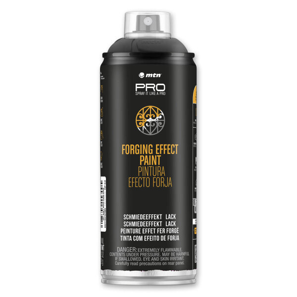 Sprühlack | MTN PRO | Rostschutz | Schmiedeeffekt | Schwarz | 400ml