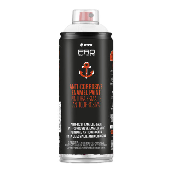 Anti-Rost Spray Weiß RAL 9010 400ml Rostschutzlack direkt auf Rost
