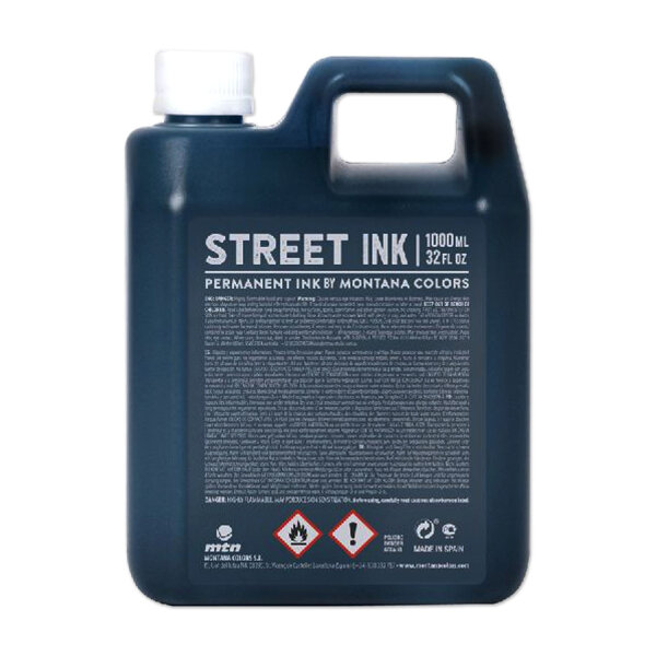 Nachfülltinte Schwarz 1000ml – permanente Markertinte | MTN STREET INK