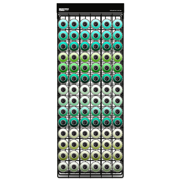 Sprühdosenregal | Montana Studio Rack | 84 Dosen | 115x46x13cm | leer