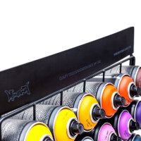 Sprühdosenregal | Montana Studio Rack | 84 Dosen | 115x46x13cm | leer