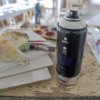 Gesso Grundierung Spray Weiß 400ml Leinwand Holz...