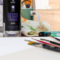 Gesso Grundierung Spray Weiß 400ml Leinwand Holz Papier | MTN WEPRO