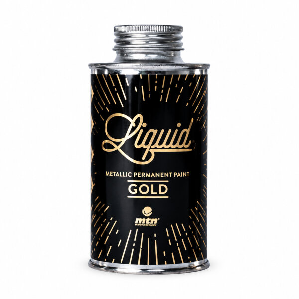 Goldfarbe Metallic Lack 200ml Nachfüllfarbe für Marker | MTN Liquid