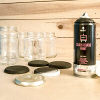 Kreidetafel Lack Spray | Schwarz | beschreibbare Tafelfläche | 400ml