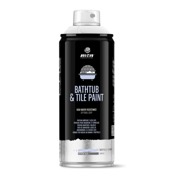 Sprühlack | MTN PRO | Badewannen & Fliesenlack | Weiß | 400ml